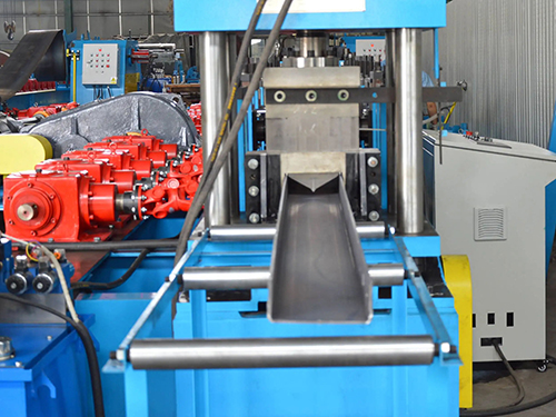 山东液压切割圆形落水管成型机